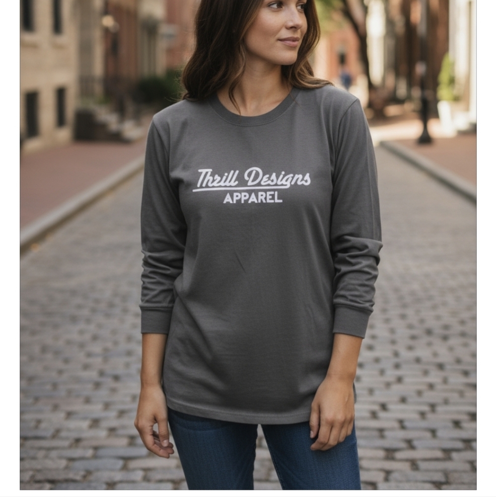 Thrill Gray Short Sleeve Tee